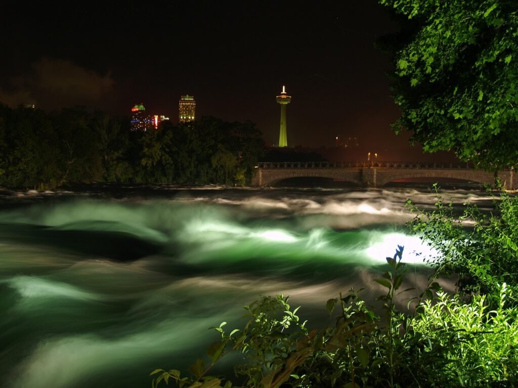 rapids, niagara falls, night-543228.jpg